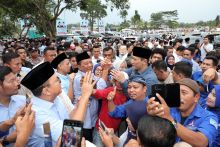 Totalitas untuk Prabowo RI 1, Dari Jabar AHY Tancap Gas Bertemu 2 Ribu Kiai dan 800 Jawara se Banten