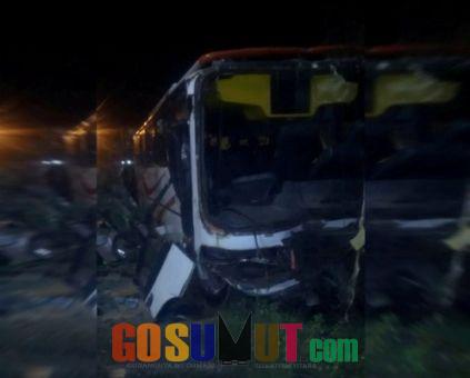Kecelakaan Tunggal, Sopir Bus Bilah Pane Diburon Polisi