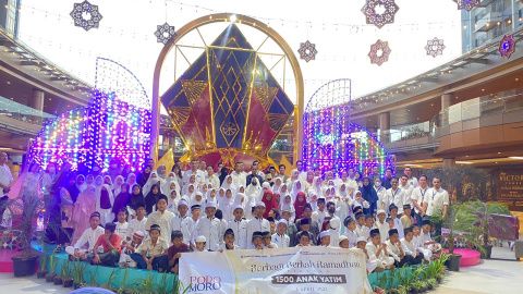 Podomoro City Deli Medan Bagi Berkah Ramadan Bersama 100 Anak Panti Asuhan, Ajak Nonton Bareng dan Bermain di Delipark Medan