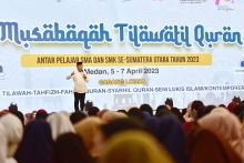 MTQ Pelajar SMA/SMK se-Sumut Dibuka, Pertandingkan 5 Cabang Mulai Fahmil Quran hingga Kaligrafi