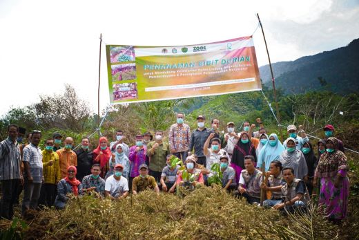 Pemkab Tapsel dan CCA Tanam 2.000 Bibit Durian di Kawasan Hutan Lindung