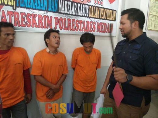 Spesialis Pembobol Rumah Digulung Polrestabes Medan