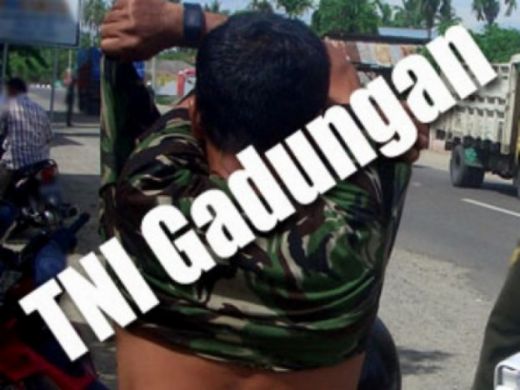 Seorang TNI Gadungan Ditangkap Koramil 11 Tanjung Pura