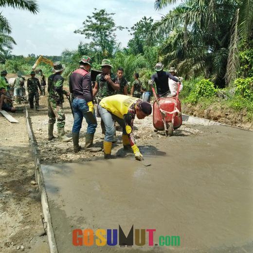 Dandim 0212/TS : Infrastruktur Jalan Desa Bukan Sekedar Penyambung Kaki dan Tangan,Tetapi Memberi Nilai Untuk Kehidupan