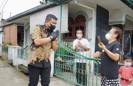 9 Rumah Positif Covid-19, Pemko Medan Isolasi Lingkungan di Medan Tuntungan