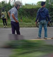 Tabrak Lari, Pengedar Sepeda Motor Tewas di Jalinsum Tualang, Diduga Usai Terlindas Supir Truk Kabur