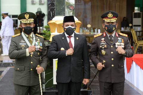 HUT ke-76 TNI, Gubsu Harapkan Sinergitas Semakin Kuat