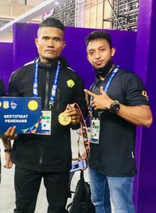 Atlet Binaraga Sertu Andri Anto Anggota Kodim 0103 Aceh Utara Raih Medali Emas PON XX Papua