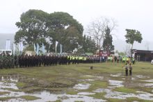 Jelang Konser Band Slank di Taput, 556 Personil TNI/Polri dan Brimob BKO Polda Sumut Disiagakan