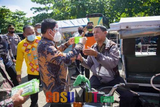 Pjs Bupati Labuhanbatu Sidak Prokes di Pasar Gelugur