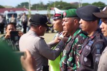 Pengamanan Pilkada serentak, Kapolres Pimpin Apel Pasukan Mantap Praja 2018