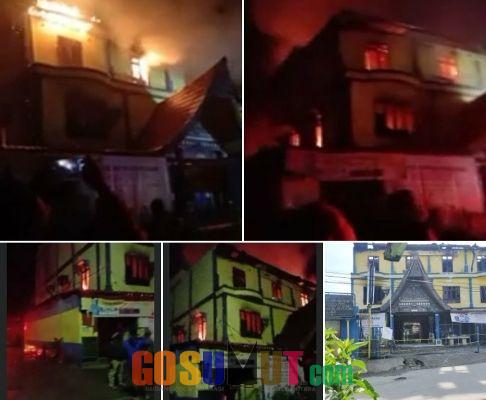 Kebakaran Hebat Melanda KPP Pratama Balige