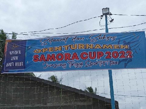 Samora Gelar Turnamen Bola Voli di Kota Padang Sidempuan, Ratusan Penonton Antusias