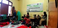 Cegah Covid-19, JNE Medan Gandeng IZI Produksi 1.600 Masker kain