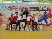 Didukung TPL,  SMP YBS Raih 5 Medali di Kejuaraan Open Championship Wushu Sanda 2022