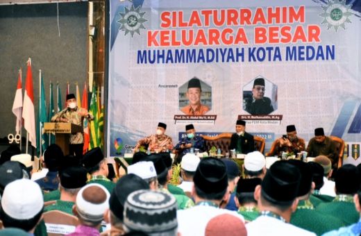 Silaturahmi Keluarga Besar Muhammadiyah Kota Medan, Ormas Didorong Merdekakan Ekonomi Sumut