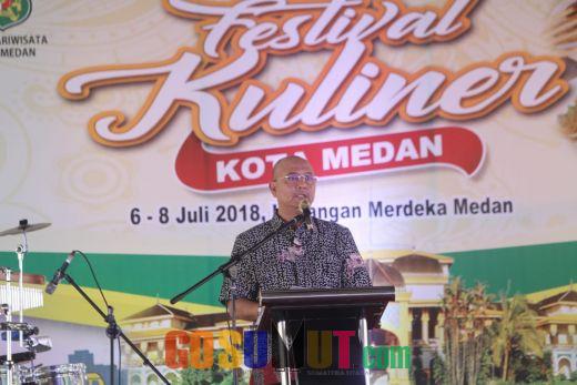 Festival Kuliner Kota Medan di Lapangan Merdeka