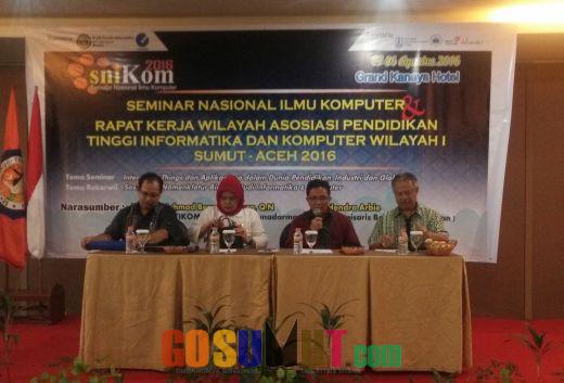 Rakorwil APTIKOM Wilayah I Sumut dan Aceh Lakukan Diskusi Panel