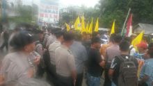 Protes PETI, 7 Organisasi Massa Serduk Polres Madina