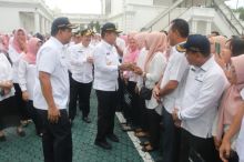 Pj Gubernur Sumut Hassanudin Pimpin Apel Perdana