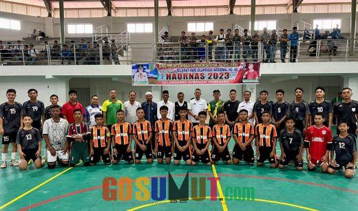 Kadis Porapar Palas Buka Pertandingan Futsal antar Pelajar