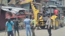 Polres Belawan dan Pemko Medan Tertibkan Bangunan Liar