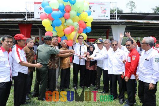 Asisten I Pemerintahan Setdaprov Sumatera Utara Membuka Secara Resmi Jumbara PMR-PMI Provinsi Sumatera Utara-IV 2019