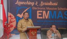 Wali Kota Padang Sidempuan Launching Aplikasi EMMAS