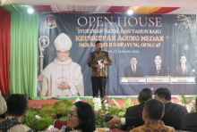Hadiri Open House Keuskupan Agung Medan, Ini Pesan Wali Kota Medan