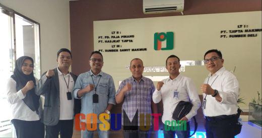 Pimpinan Cabang BRI Sibuhuan Silaturahmi Dengan PT Paya Pinang Group