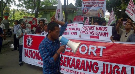 Freeport Dinasionalisasi Kata Mahasiswa Medan