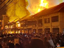 Si Jago Merah Ngamuk, 9 Ruko di Kota Pinang Hangus Terbakar