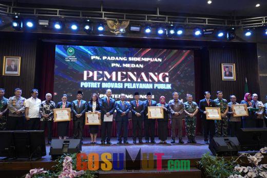 Bersama Ketua PN Kisaran dan Forkopimda, Bupati Asahan Hadiri Undangan Sidang Istimewa Pengadilan Tinggi Medan