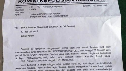 Kompolnas Minta Polda Sumut Usut Kematian Wakil Ketua PAC PDIP Batang