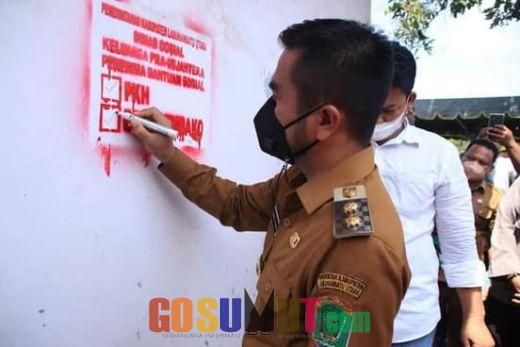 Labelisasi Rumah, Koordinator Imbau KPM PKH di Labura Mengundurkan Diri