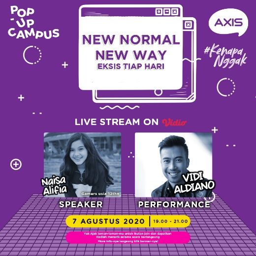 AXIS Gelar POP Up Campus Live Streaming