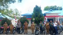 Pemkab Madina Serahkan Bantuan Hibah Sepeda Motor kepada TNI-Polri