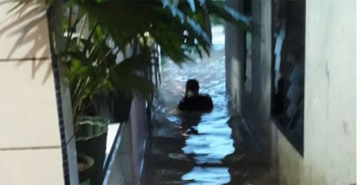 Ratusan Rumah di Medan Maimun dan Medan Johor Terendan Banjir