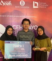 Salut! 3 Mahasiswa USK Juara I Kompetisi Aceh Plant Design