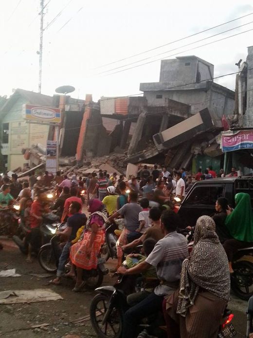 Gempa 6,4 SR di Aceh, Begini Potret Kepanikan Warga dan Bangunan yang Rusak