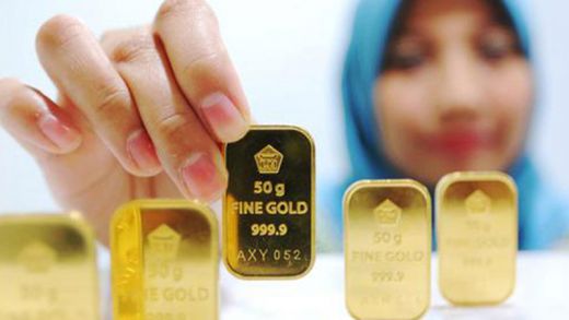 Senin, Harga Emas Kembali Turun Dipatok Rp633.000