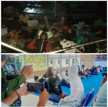 Bawa 52 PMI Ilegal ke Malaysia, Patroli Gabungan  Amankan Kapal Tanpa Nama di Perairan Asahan