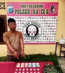 Ungkap Kasus Narkotika, Reskrim Polsek NA IX-X Amankan Terduga Pengedar Sabu dan Sita Uang Jutaan Rupiah