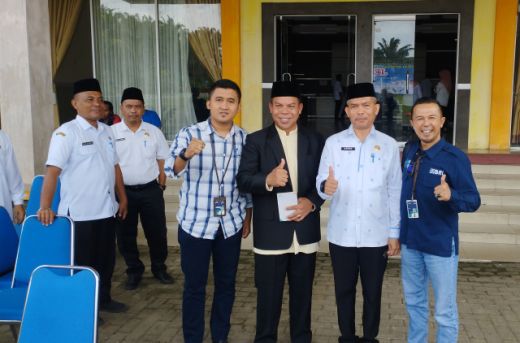 Pinca BRI BO Sibuhuan Hadiri Pelepasan Manasik Haji Akbar Kabupaten Palas 