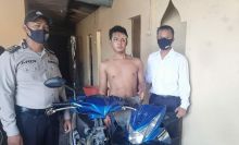 Beraksi Situasi Sepi, Pelaku Curanmor Honda Beat Ditangkap Polsek Pantai Cermin