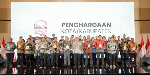 Termasuk Asahan, 50 Pemkab/Pemko Terima Penghargaan Smart City dari Kemenkominfo