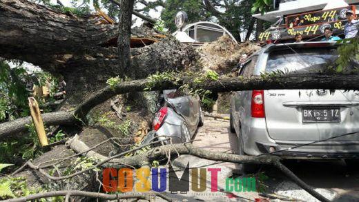 Pohon Raksasa Tumbang, Korban Dilarikan kr RS Malahayati