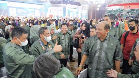 Plt Bupati Langkat Hadiri Puncak HPN 2023 bersama Presiden Jokowi di Medan