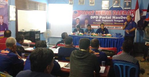 DPD Partai Nasdem Targetkan 7 Kursi di DPRD Tapteng