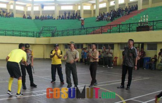 Dandim 0209/LB Buka Turnamen Futsal antar Pelajar se-Labuhanbatu Raya